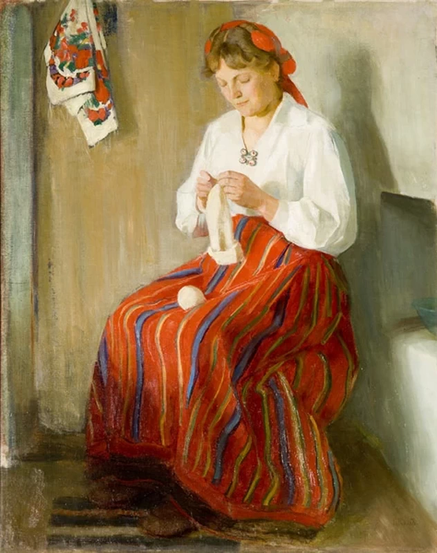 La cameriera della cassiera - Art Museum of Estonia's painting collection, Tallinn